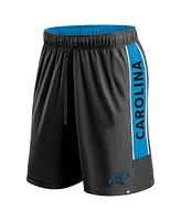 Men's Fanatics Black Carolina Panthers Win The Match Shorts