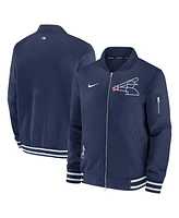 Men's Nike Navy Chicago White Sox Authentic Collection Full-Zip Bomber Jacket