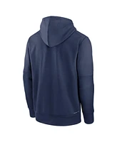 Men's Nike Navy Tampa Bay Rays Authentic Collection Practice Performance Pullover Hoodie