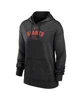 Women's Nike Black San Francisco Giants Authentic Collection Performance Pullover Hoodie