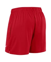 Women's Nike Red Los Angeles Angels Authentic Collection Knit Shorts