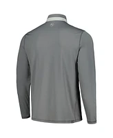 Men's Puma Gray Arnold Palmer Invitational Lightweight Quarter-Zip Jacket