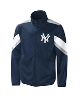 Men's G-iii Sports by Carl Banks Navy New York Yankees Earned Run Full-Zip Jacket