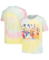 Big Boys and Girls Mickey & Friends Bro Time Tie-Dye T-shirt