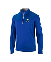 Men's Columbia Royal Buffalo Sabres Wickham Hills Omni-Wick Quarter-Zip Jacket