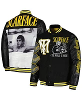 Men's and Women's Reason Black Scarface Full-Snap Varsity Jacket