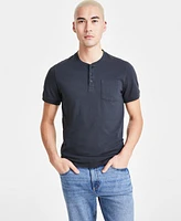 Sun + Stone Men's Everyday Short Sleeve Pocket Henley, Created for Macy's