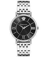 Versace Men's Swiss Stainless Steel Bracelet Watch 42mm