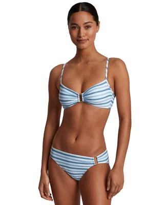 Lauren Ralph Lauren Womens Striped Bikini Top Bottoms