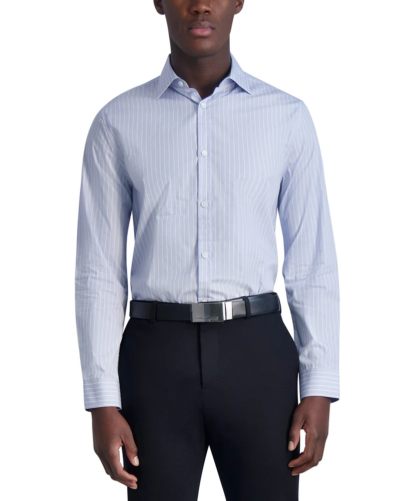 Karl Lagerfeld Paris Men's Slim-Fit Stripe Woven Shirt