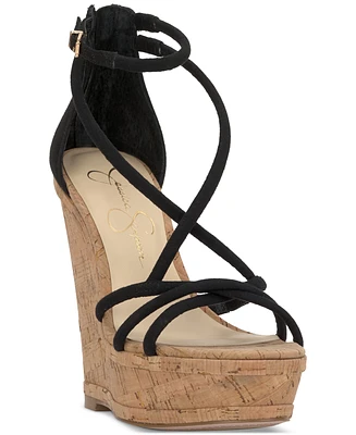 Jessica Simpson Women's Olype Strappy Wedge Sandals
