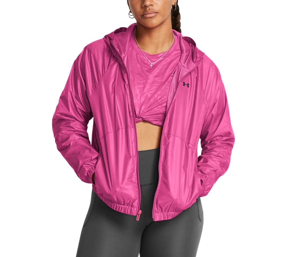 Under Armour Women's Sport Windbreaker Hooded Jacket