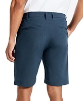 Kenneth Cole Men's Heathered Tech Performance 9" Shorts