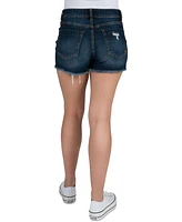 Indigo Rein Juniors' Frayed-Hem Destructed Shorts
