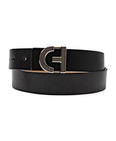 Cole Haan Women's Signature Ch Plaque Buckle Belt