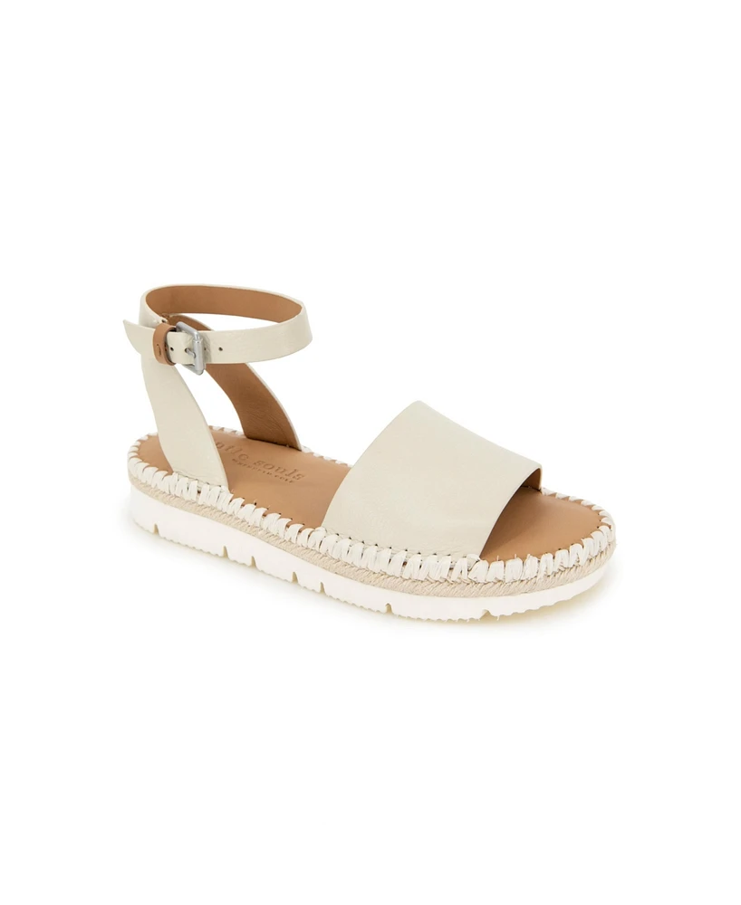 Gentle Souls Women's Lucille Buckle Sandal