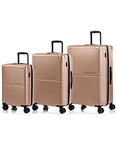 Champs 3-Piece Earth Hardside Luggage Set with Usb