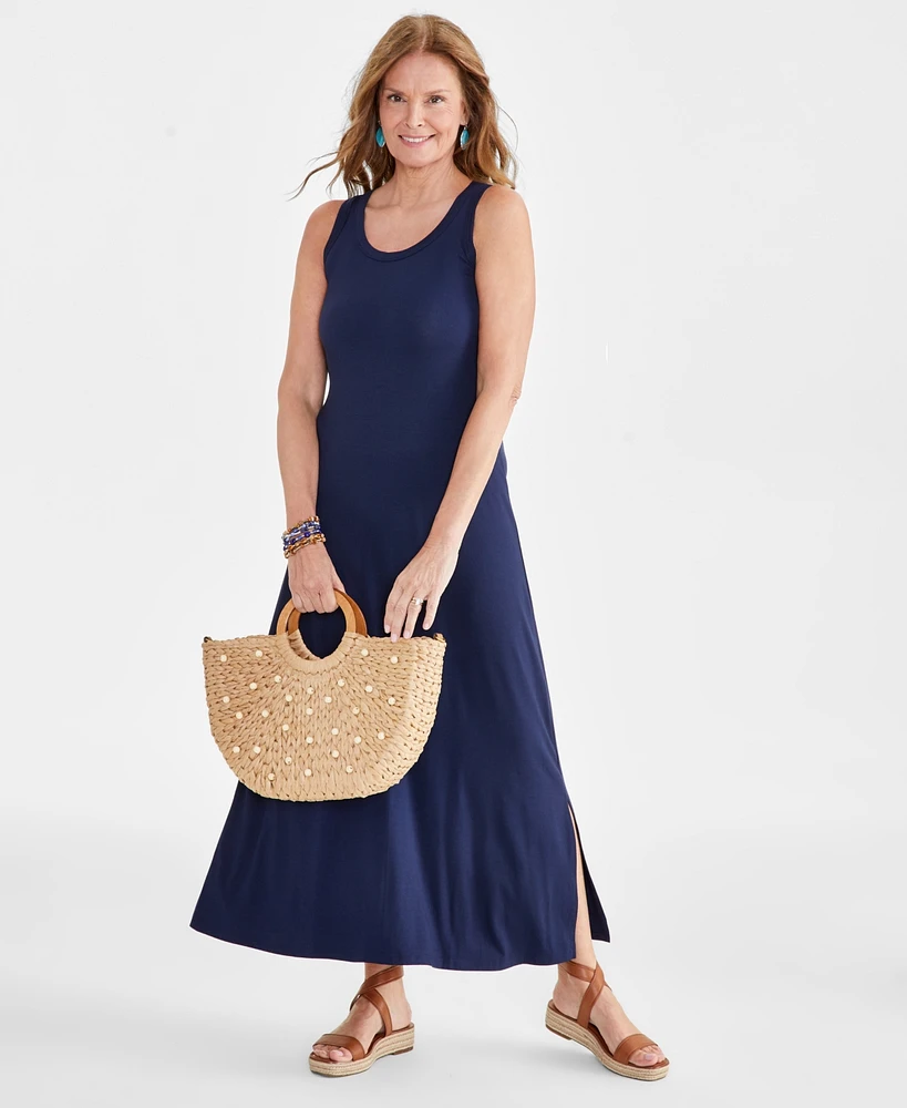 Style & Co Women's Sleeveless Knit Maxi Dress, Created for Macy's