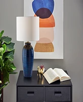Adesso 26.5" Ribbed Ceramic Alexis Table Lamp