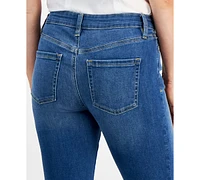 Style & Co Petite Mid Rise Slim Leg Jeans