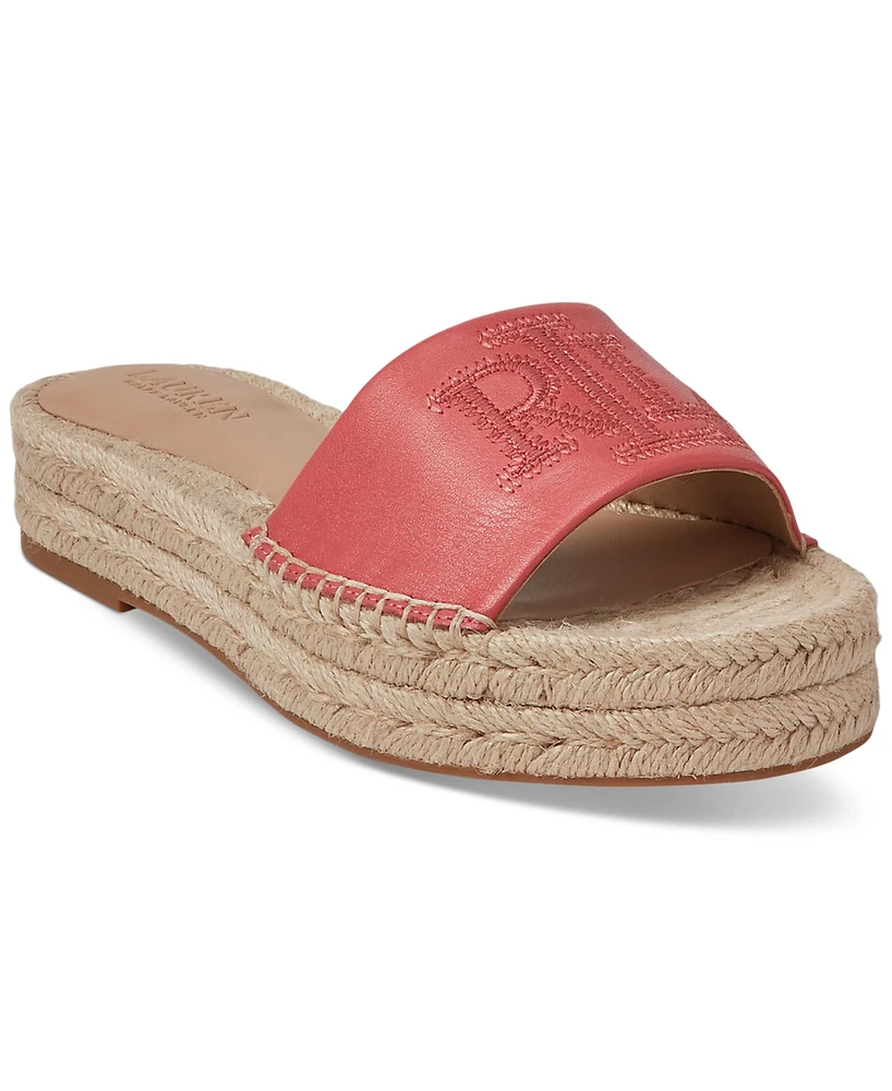 Lauren Ralph Women's Polly Espadrille Flat Sandals