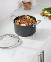 Guy Fieri's Flavortown Hard-Anodized Laser Titanium Aluminum 6-Qt. Dutch Oven with Lid