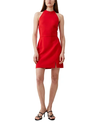 French Connection Women's Whisper Racer-Neck Mini Dress