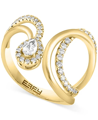 Effy Diamond Sculptural Ring (5/8 ct. t.w.) in 14k Gold