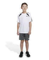 adidas Big Boys Short Sleeve Aeroready Soccer T-Shirt