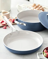 GreenPan Nova 3-Pc. Nonstick Fry & Saute Pan Set