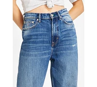 Tommy Jeans Women's Claire High-Rise Wide-Leg Jeans