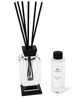 Vivience Black Accents Crystal Reed Diffuser, Lilly of the Valley Scent