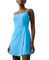 French Connection Women's Whisper Crossover Mini Dress