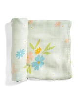 Enchanted Meadow Viscose From Bamboo Floral Swaddle Blanket