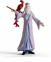 Schleich Wizarding World of Harry Potter: Albus Dumbledore Fawkes Figurines