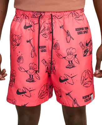 Nike Men's Club Woven Printed 6" Shorts