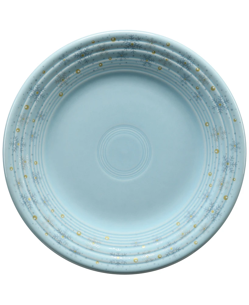 Fiesta Sky Snowflake Classic Luncheon Plate, Created for Macy's