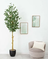 Nearly Natural 9ft. Artificial Eucalyptus Tree