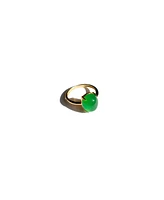 seree Dew — Green jade stone ring