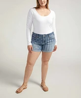 Silver Jeans Co. Plus Boyfriend Mid Rise Short