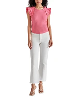 Steve Madden Women's Adela Ruffle-Trim Top