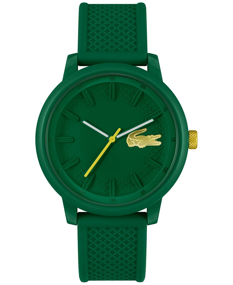 Lacoste Men's L.12.12. Silicone Strap Watch 48mm