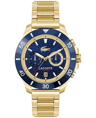 Lacoste Men's Toranga Gold-Tone Stainless Steel Bracelet Watch 44mm