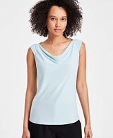 Kasper Women's Cap-Sleeve Raglan Top