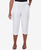 Alfred Dunner Women's Hyannisport Pull-On Capri Pants