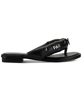 Karl Lagerfeld Paris Women's Ceejay Embellished Thong Sandals