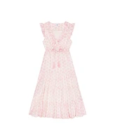 Mer St. Barth Women's Giselle Maxi Dress Pink Star
