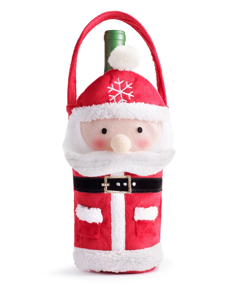 Holiday Lane Santa Wine Bag