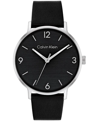 Calvin Klein Men's Modern Leather Watch 42mm