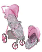 509 Crew - Cotton Candy Pink - Doll Travel System